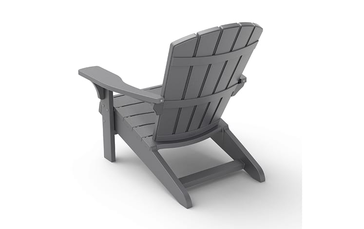 Troy Adirondack Tuinstoel - 81x80x96,5cm - Grijs