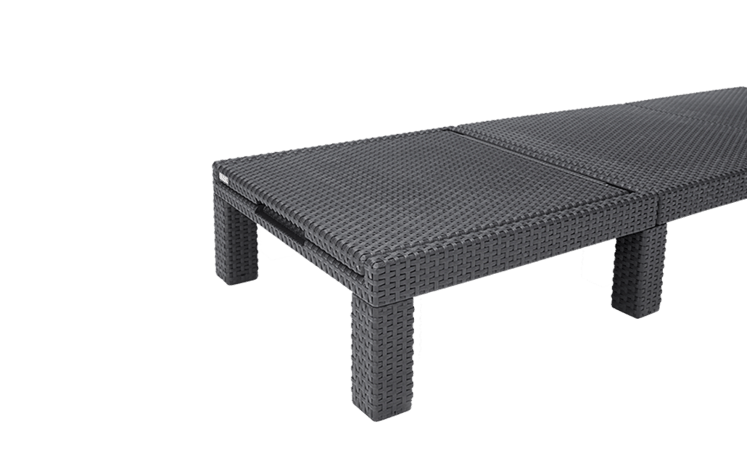 Chaise longue Daytona Deluxe - Anthracite