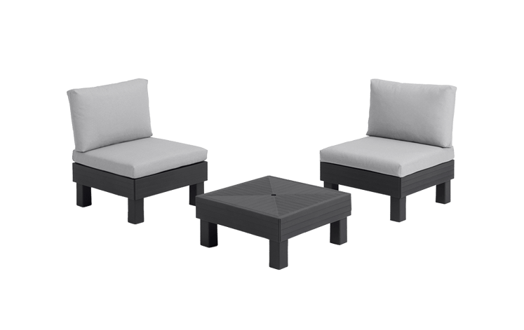 Elements Balcony Set - Graphite