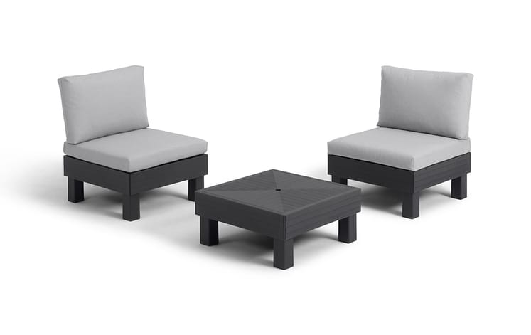 Elements Balcony Set - Graphite