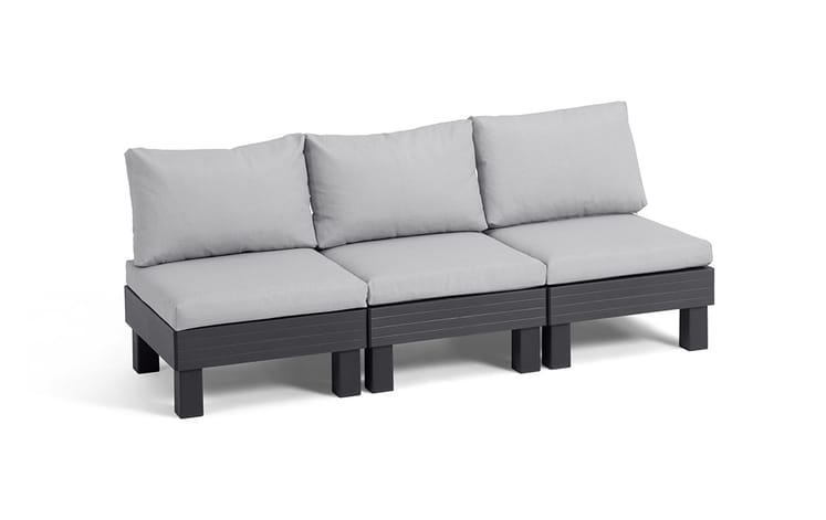 Elements 3-Sitzer Sofa - Schwarz