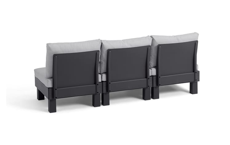 Elements 3-Sitzer Sofa - Schwarz