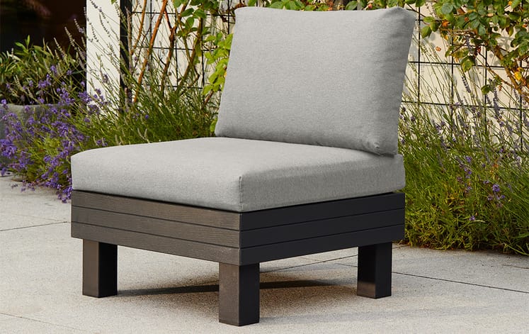 Elements 5 Seater Corner Modular Lounge Set - Graphite