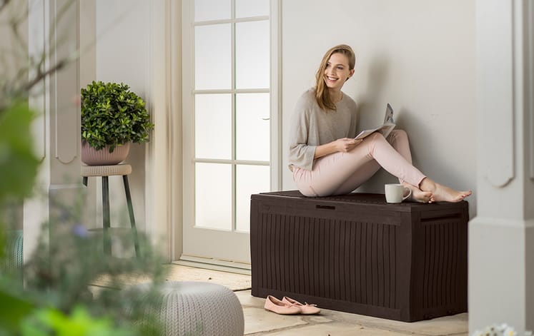 Comfy 270L Storage Box - Brown