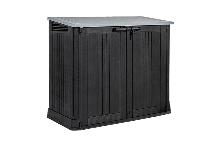 Store It Out Nova 880L Storage Box (with pistons) - Dark Grey