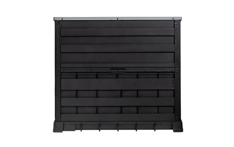 Cobertizo de exterior SIO Nova - 132x71,5x113,5 cm y 880L - Gris oscuro