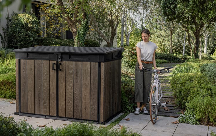 Signature 2020L Storage Shed - Walnut Brown