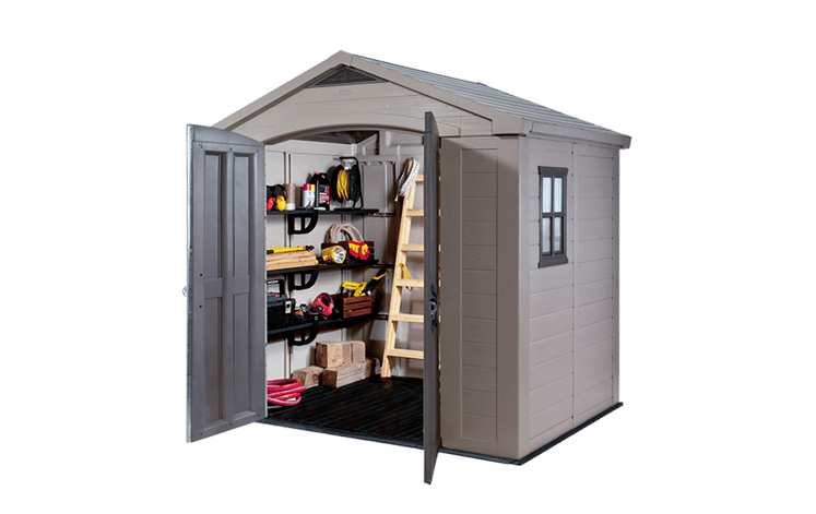 Factor Shed 8x6ft - Brown