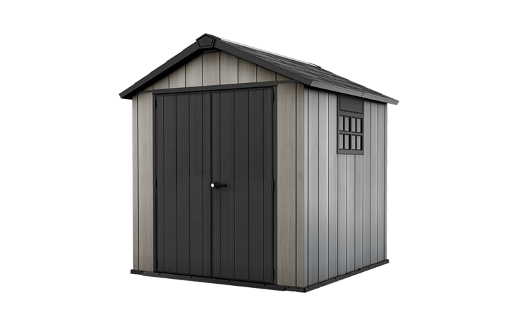 Caseta de exterior Oakland 757 - 230x223,8x242 y 4,5m2 - Deco Gris