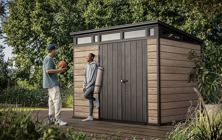 Signature Shed 9x7ft - Ashwood Brown 