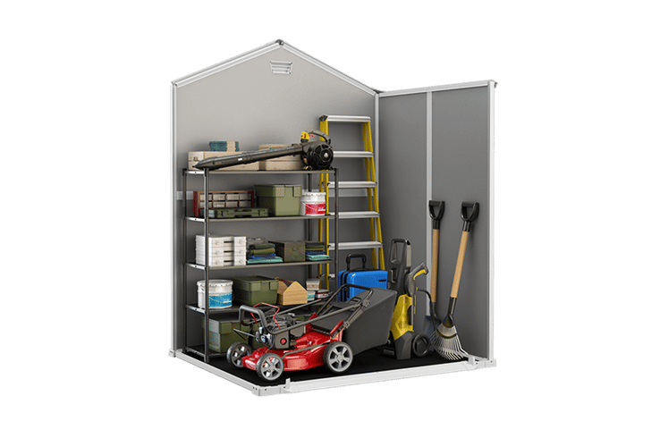 Manor Shed 6x5ft - Grey