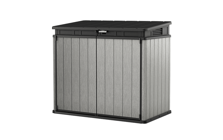 Elite Store 1150L Storage Shed - Grey