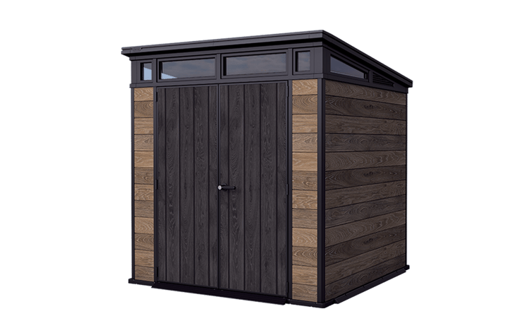 Buy Signature Walnut Brown Large Storage Shed 7x7- Keter Canada