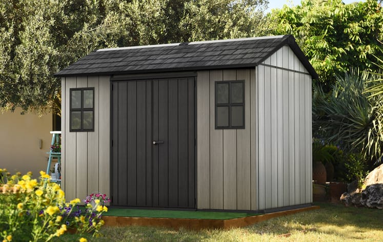 Oakland Shed 11x7.5ft - Grey