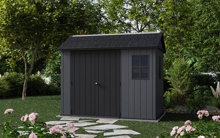 Outdoor Storage Shed - Newton Plus Shed 7.5 x 9ft - Keter US