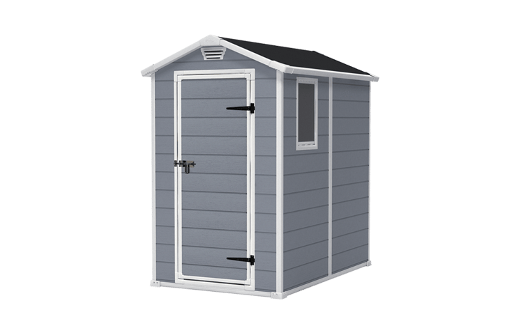 Manor Shed 6x4ft - Grey