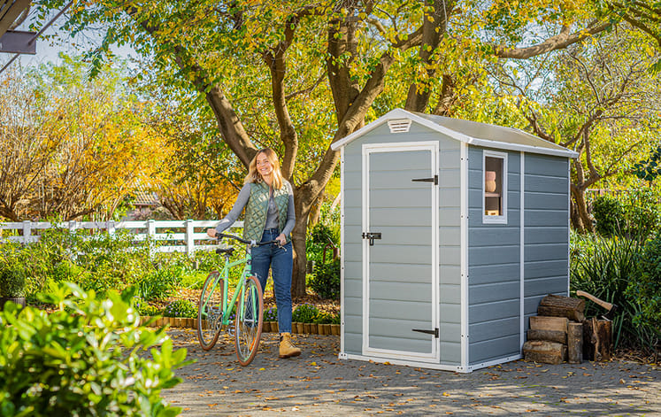 Manor Shed 6x4ft - Grey