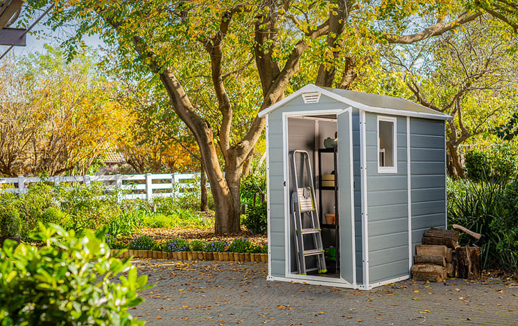 Manor Shed 6x4ft - Grey