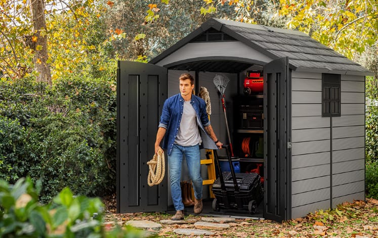 Premier Shed 7.5x9ft - Grey