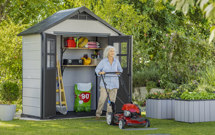 Oakland Shed 7.5x4ft - Grey