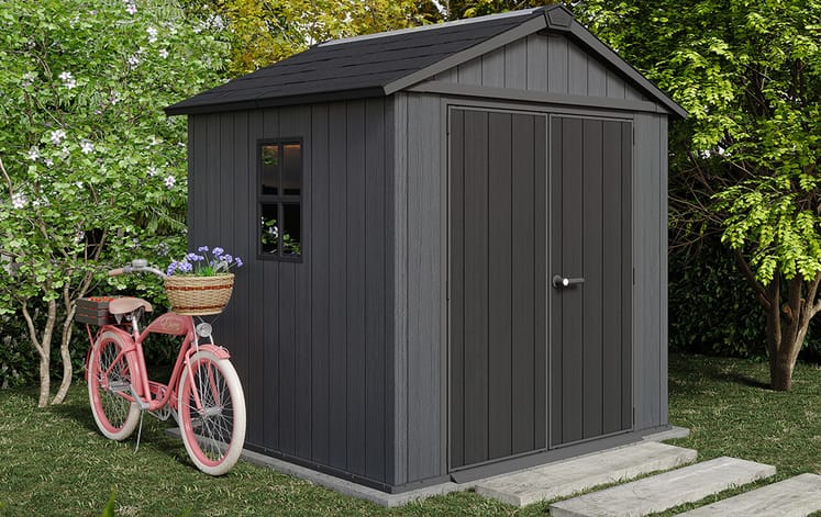 Outdoor Storage Shed - Newton Plus Shed 7.5 x 7ft - Keter US