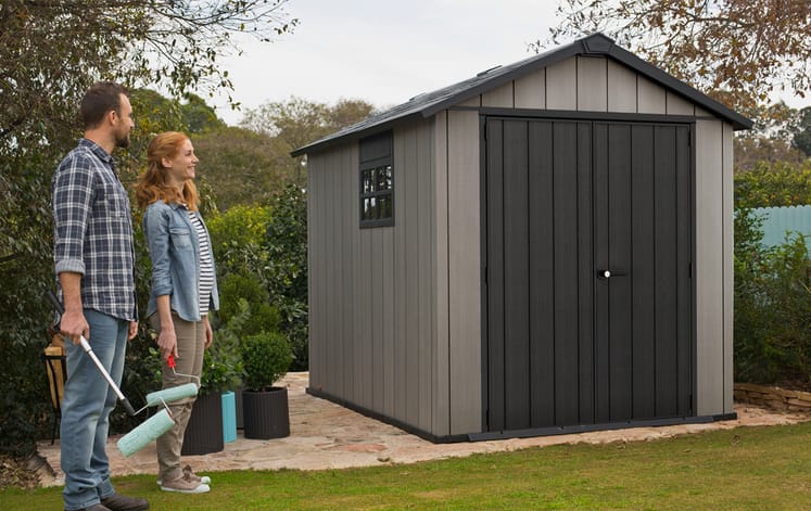 Buy Oakland Grey Large 7.5x9 Storage Shed - Keter Canada