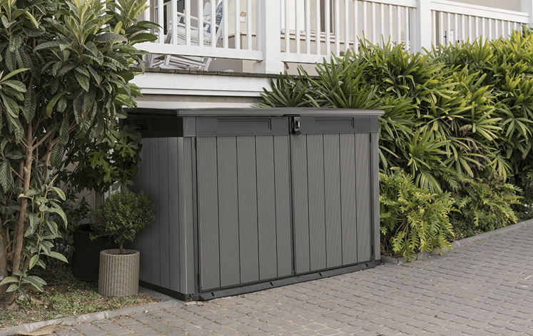 Premier Jumbo Grey Small Storage Shed - 6x3.5 Shed - Keter US