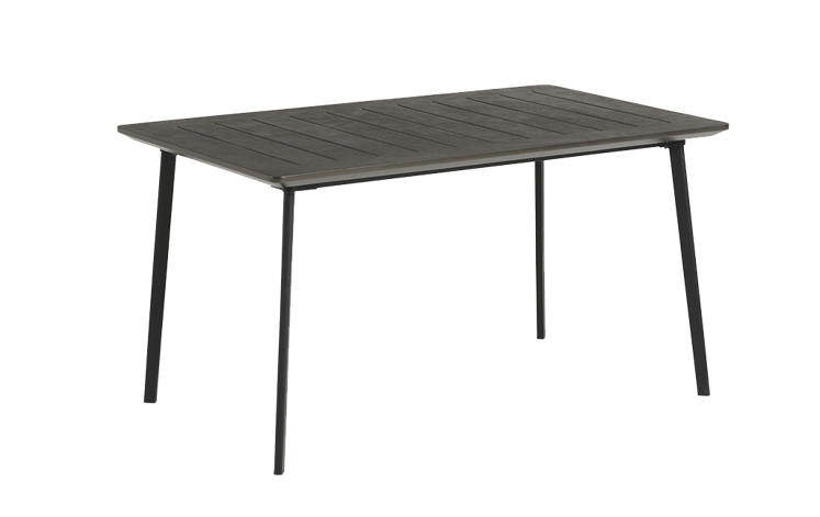 Mesa comedor de exterior Metalea - 146X87X75 cm - Bronce