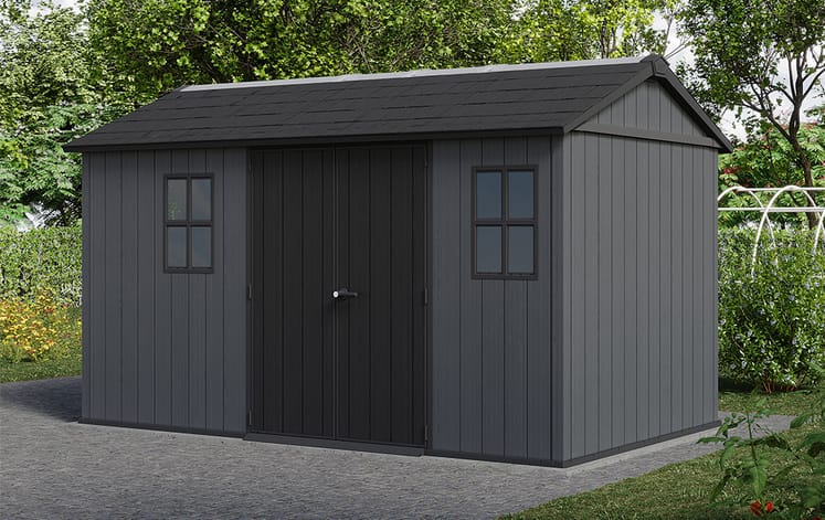 Newton Plus Shed 13x7.5ft - Grey