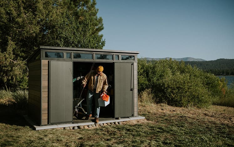 Signature Shed 11x7ft - Walnut Brown