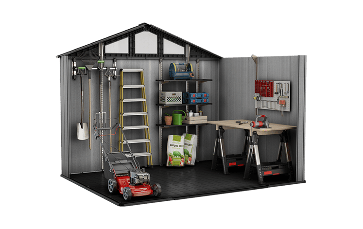 Stronghold 10x8 Shed - Grey