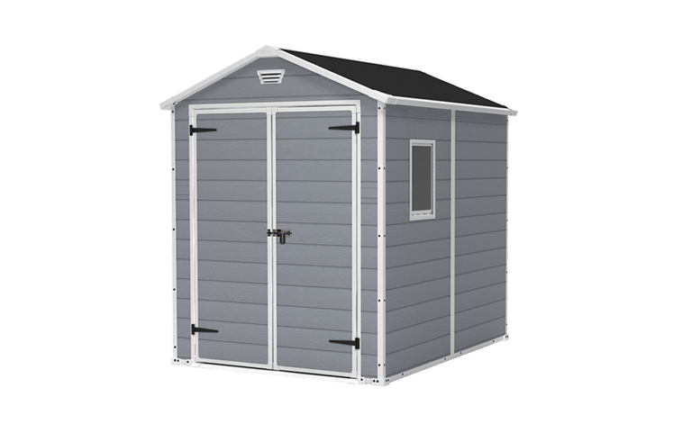 Manor Shed 6x8ft - Grey
