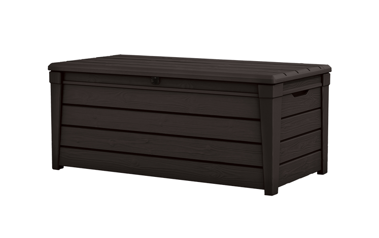 Brightwood Brown 120 Gallon Storage Deck Box - Keter US