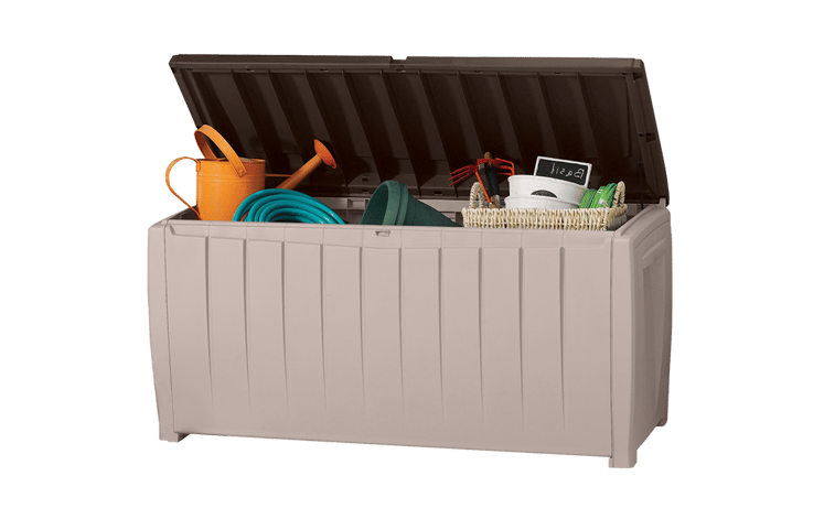 Novel Brown 90 Gallon Storage Deck Box - Keter US
