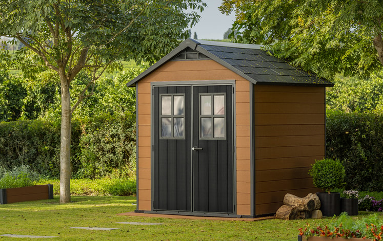 Newton Shed 7.5x7ft - Brown