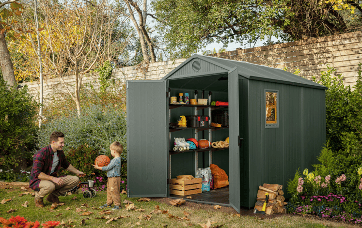 Keter Darwin Shed 6x8ft - Green - Keter UK
