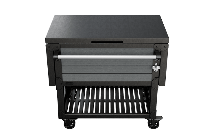 Graphite Patio Cooler and Beverage Cart - Keter