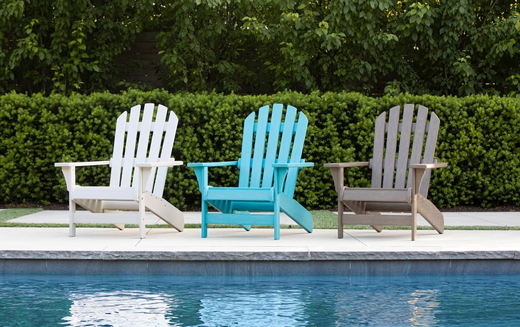 Premium Tahoe White Outdoor Adirondack Chair - Keter