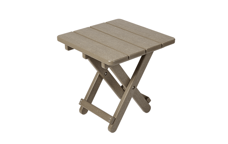 Brown Lakeside Square Small Outdoor Side Table - Keter US