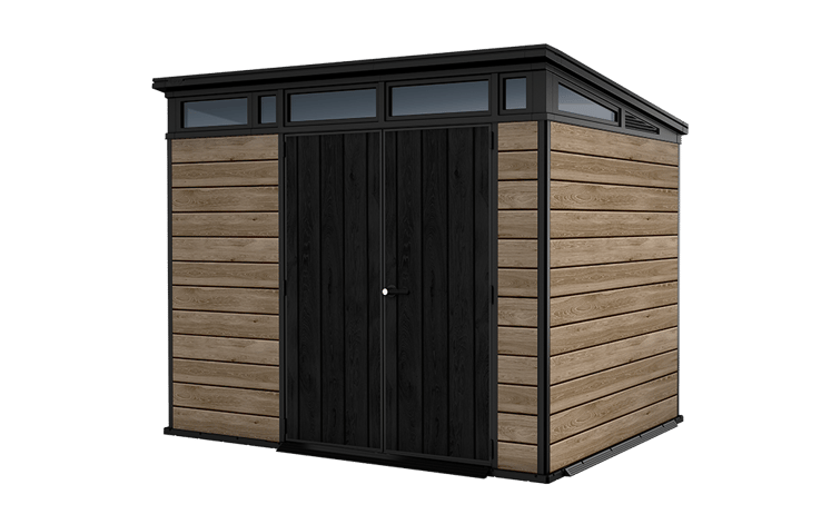 Keter Signature Shed 9x7ft - Ashwood Brown - Keter UK