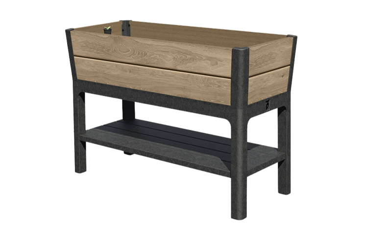 Signature 29 Gallon Raised Garden Bed - Ashwood Brown