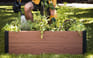 Brown Maple Resin Raised Garden Bed - Keter US