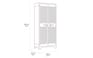 Armoire haute utilitaire modulable Titan - 80x44xH182 cm - Anthracite