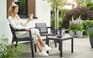 Emily 2 Seater Balcony Set - Grey