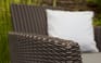 Ensemble de balcon Mia 4 places et table coffre - Beige