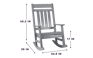 Grey Premium Seneca Rocking Chair - Keter US