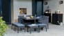 Santiago 8 Seater Dining Set - Grey