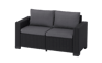 California 2 Seater Sofa - Grey