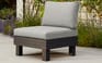 Sillón individual de exterior de 1 plaza Elements - Negro