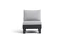 Sillón individual de exterior de 1 plaza Elements - Negro